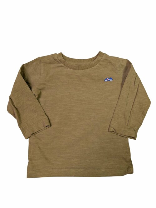 Hnědé triko s dlouhým rukávem pro kluky secondhand Next